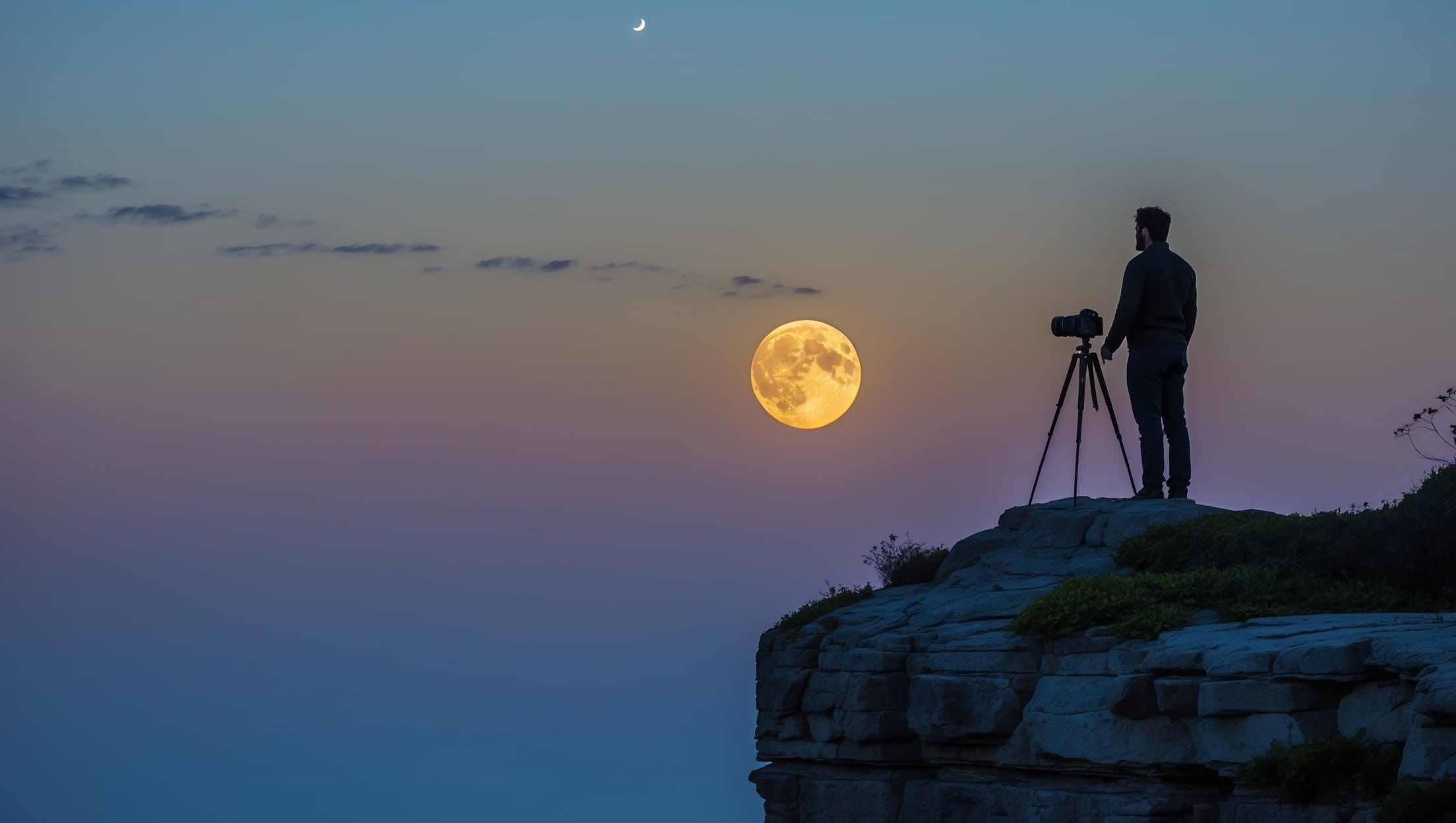 Kuinka valokuvata auringonlaskua kuussa?